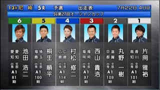 【SG競艇オーシャン】共に勝負駆け③西山貴浩VS⑥池田浩二