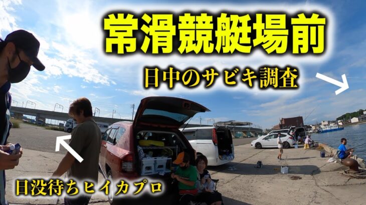 ［常滑競艇場前］前日の雨の影響でここまで来ました。濁り回避できるエリアは