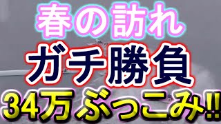 【競艇・ボートレース】34万ぶっこみガチ勝負！！春が来た