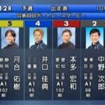 【SGダービー競艇】大波乱3日目12R①桐生②中野③本多④井口⑤河合⑥馬場