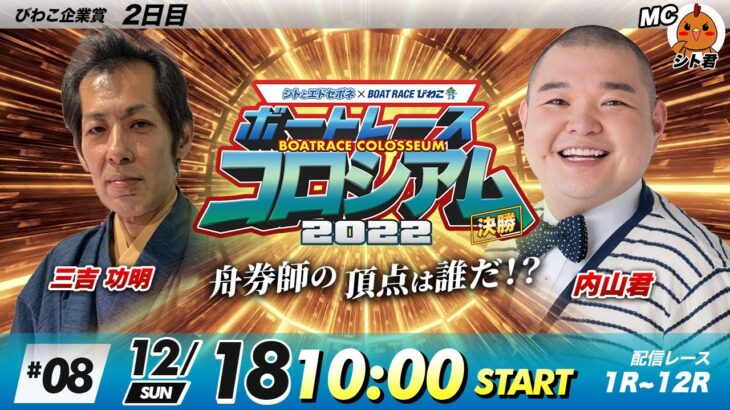 ボートレースコロシアム | 内山信二VS三吉功明 | 決勝リーグ #08